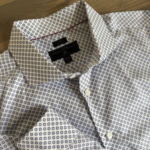 James Tattersall Men's 18.5 36/37 XXL Long Sleeve Button Up Dress Shirt Top